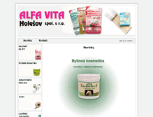 Tablet Screenshot of alfavitaholesov.cz